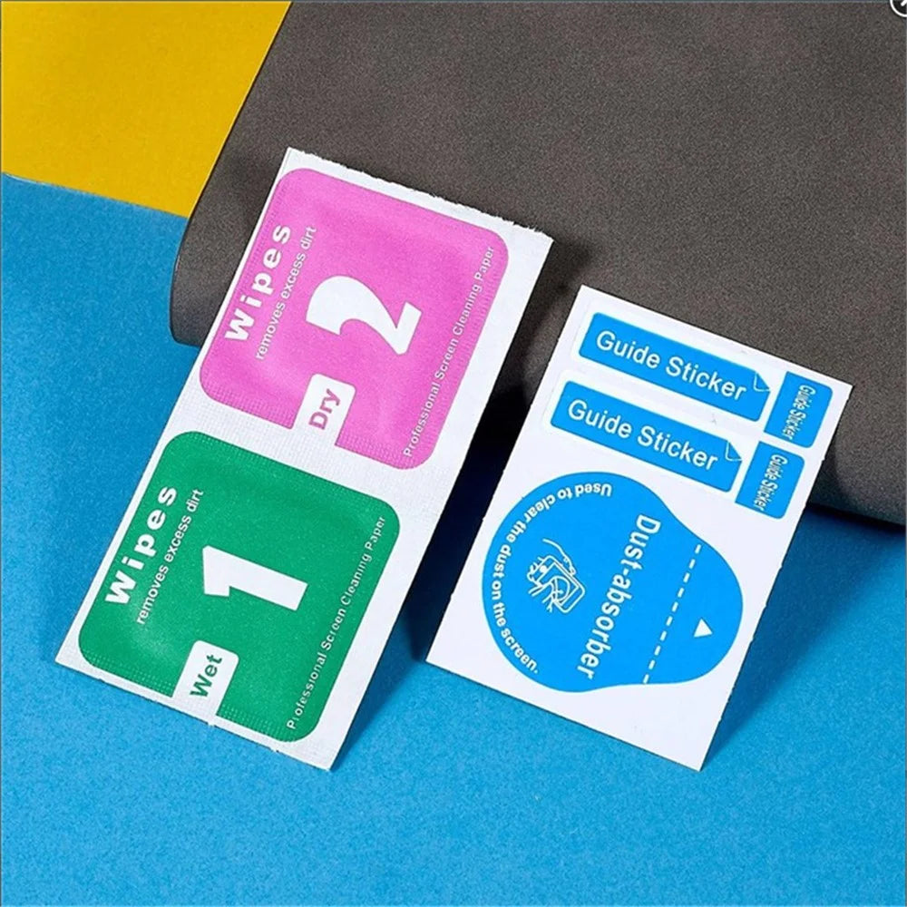 RURIHAI 10Pcs For iPhone 15 Secondary Hardening Screen Protector 2.5D 0.26mm High Aluminum-silicon Glass Anti-scratch Film - 7