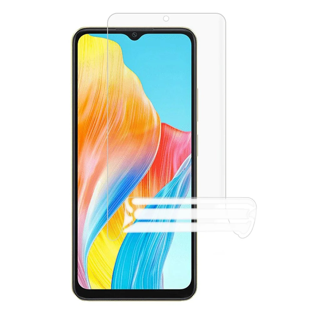 For Oppo A38 4G / A9 (2020) Bubble-Free Soft PET Phone Screen Protector Ultra Clear Screen Hydrogel Film - 1