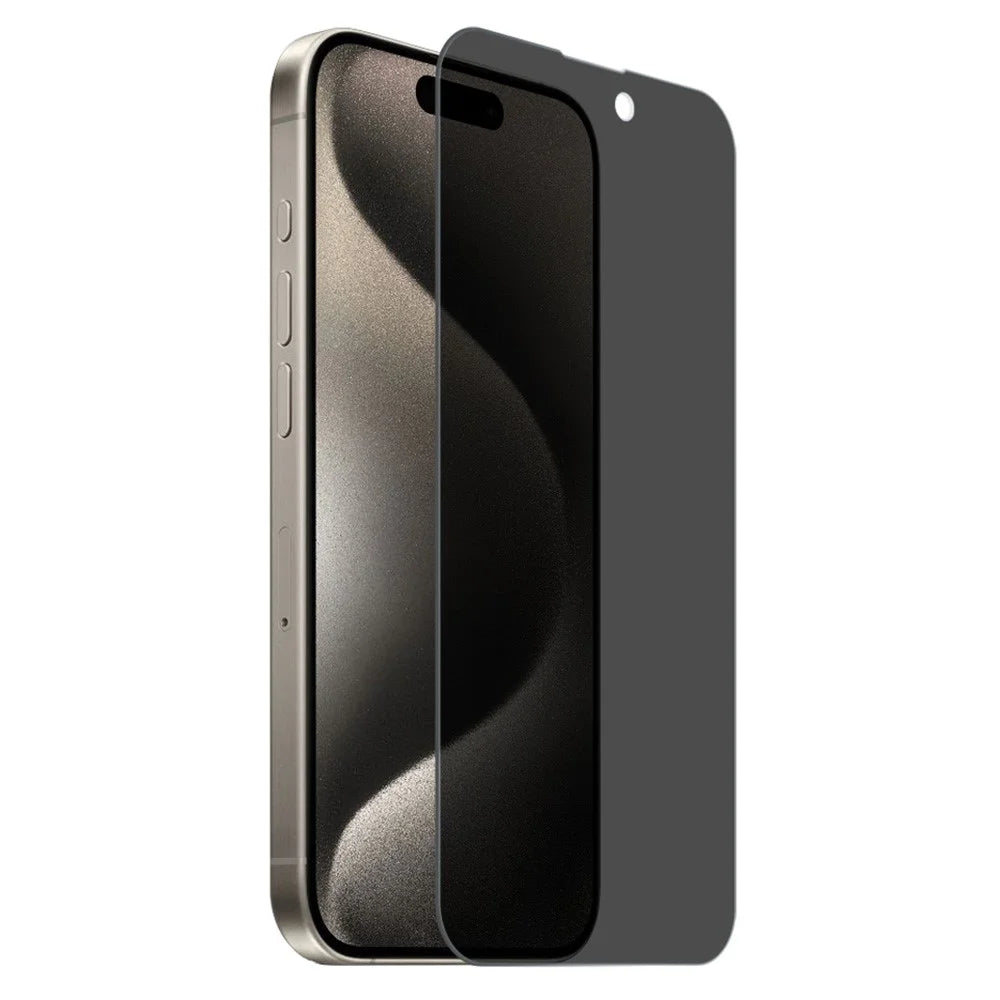 NORTHJO A+ 28 Degree HD Privacy Screen Protector for iPhone 15 Plus / 15 Pro Max Anti-Spy High Aluminum-silicon Glass Film - 2