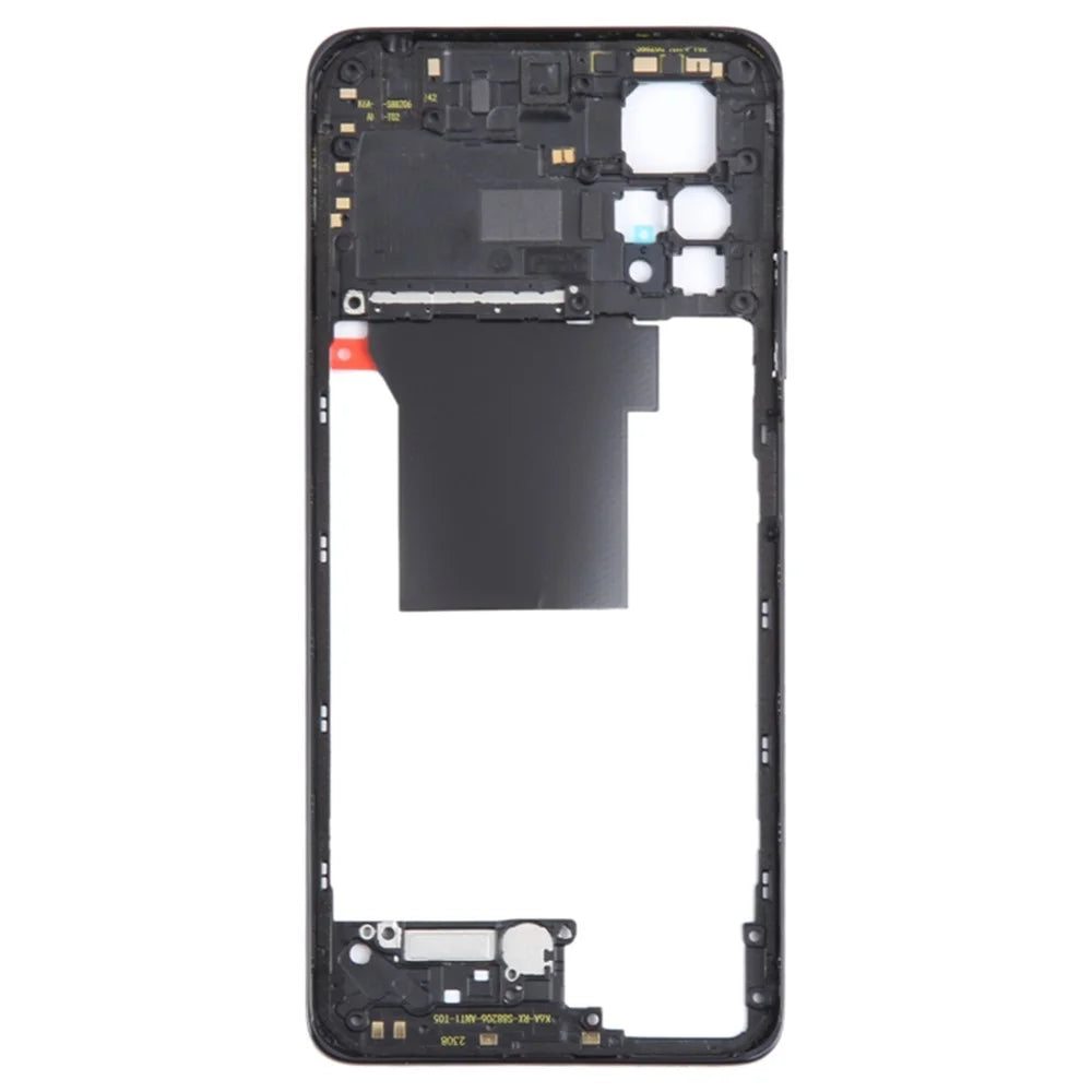 For Xiaomi Redmi Note 12 Pro 4G OEM Middle Housing Plate Frame Part (without Logo) - Black - 2