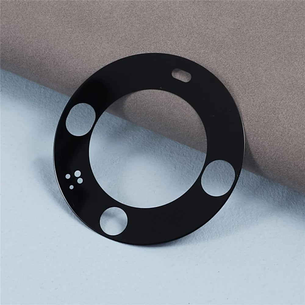 For Huawei Mate 60 Pro / 60 Pro+ Tempered Glass Lens Film Silk Printing Black Phone Camera Lens Protector - 4