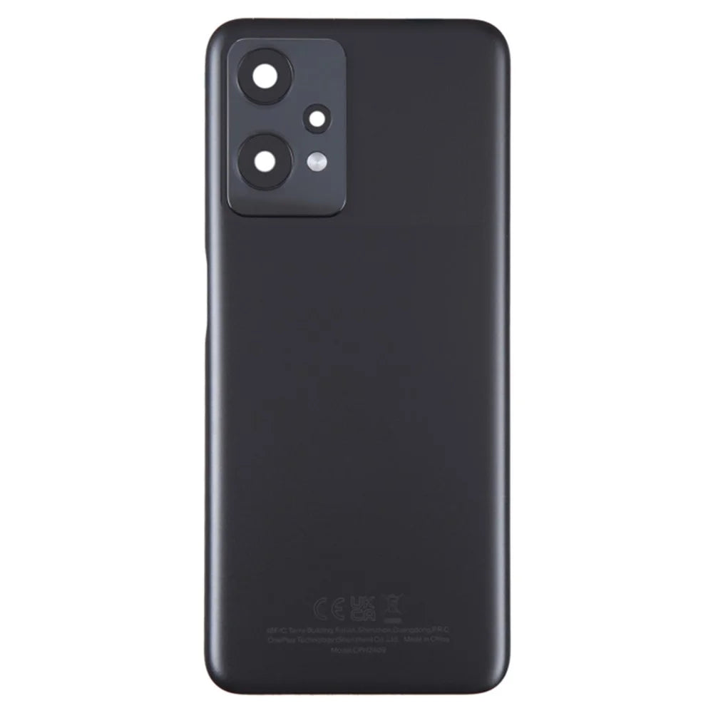 For OnePlus Nord CE 2 Lite 5G OEM Battery Housing with Adhesive Sticker + Camera Lens Cover - Black - 2