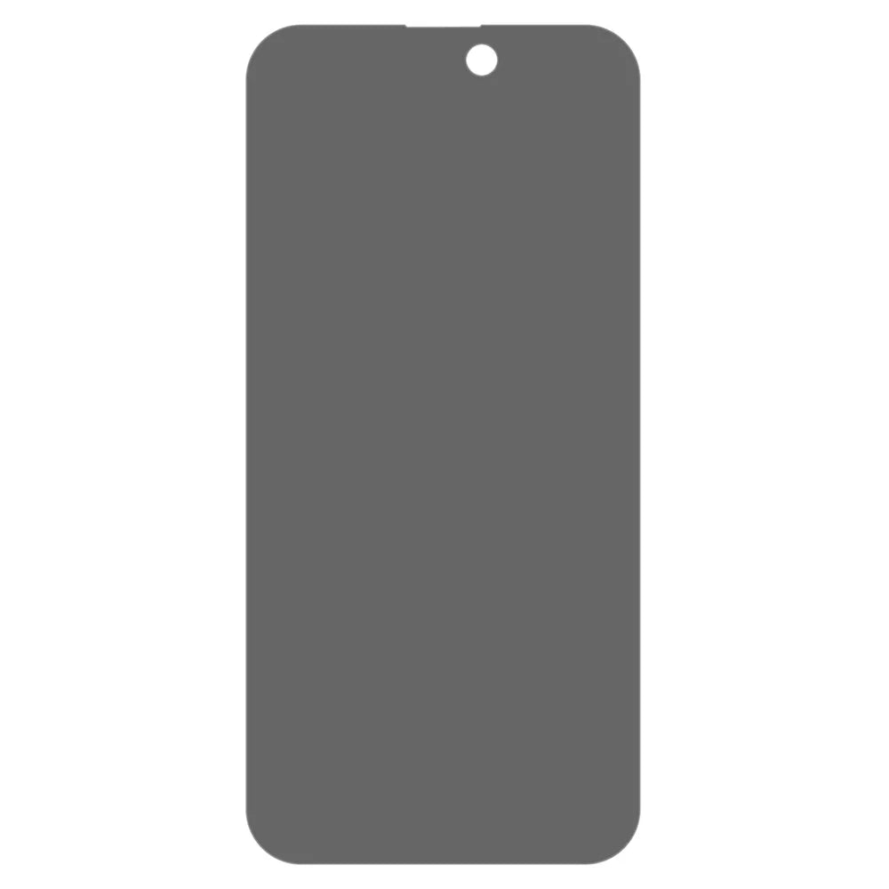 For iPhone 15 Pro Anti-Spy Film Full Cover 0.3mm Arc Edge Tempered Glass Screen Protector - 2