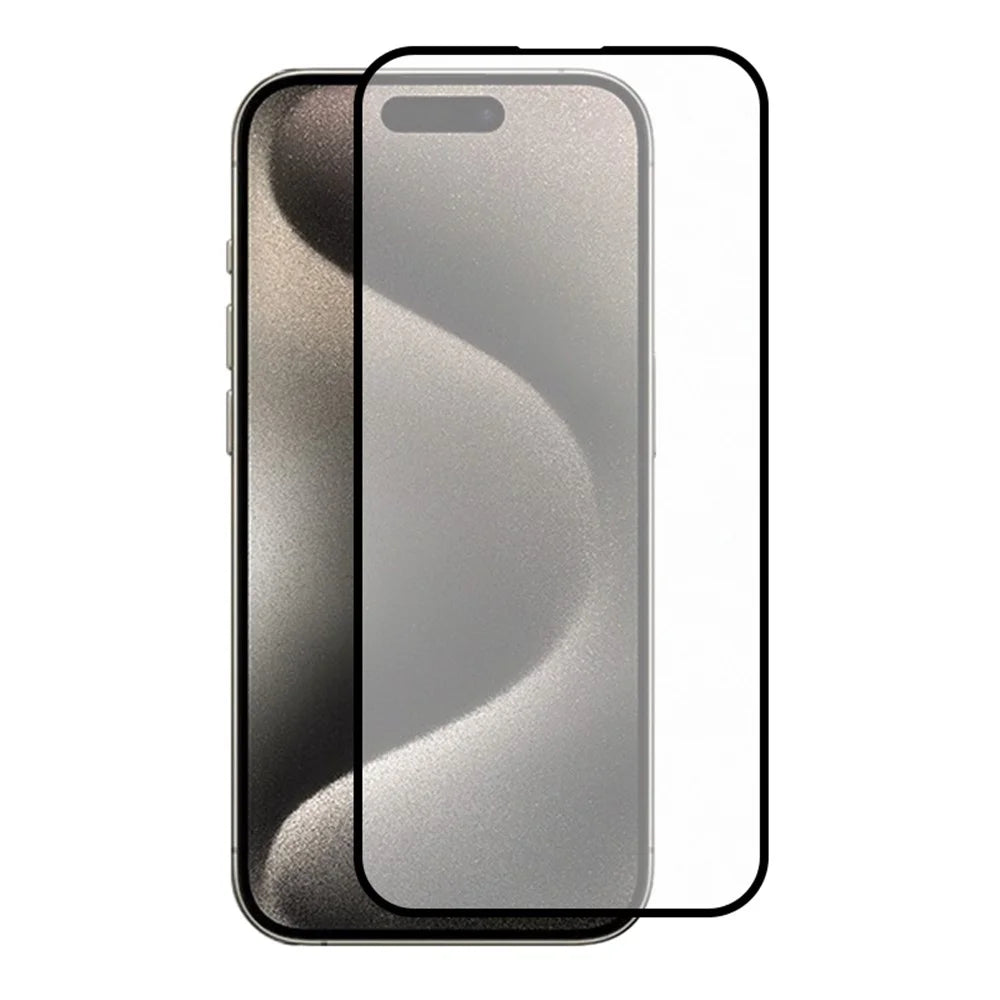 RURIHAI For iPhone 15 Pro Max 0.26mm 2.5D AG Matte Screen Protector High Aluminum-silicon Glass Film - 1
