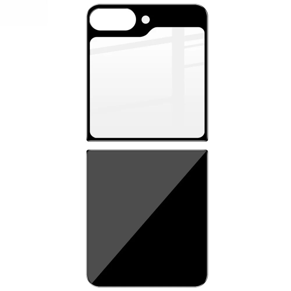 IMAK 1 Set For Samsung Galaxy Z Flip5 5G Rear Small Screen Protector Tempered Glass Full Covering Film - 2
