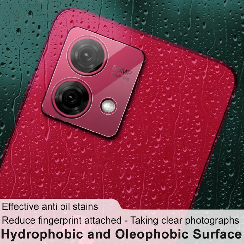 IMAK Lens Protector for Motorola Moto G84 5G Integrated Tempered Glass Lens Film + Acrylic Lens Cap - 3