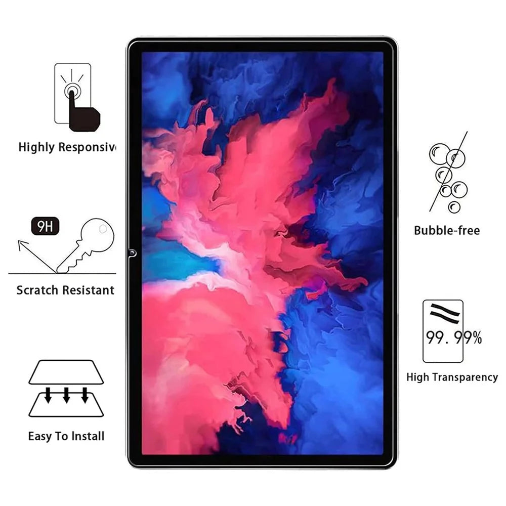 2Pcs For Lenovo Tab P11 Gen 2 Tempered Glass 2.5D Screen Protector Anti-explosion Film - 3