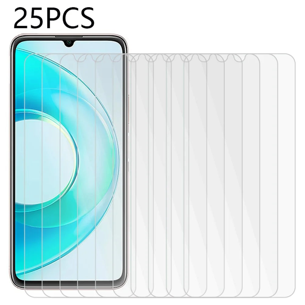 25Pcs For Wiko T3 / T10 4G Tempered Glass Screen Protector Anti-Scratch Protective Film (No Package, with Wipes Set, Dust-absorber, Guide Sticker) - 1