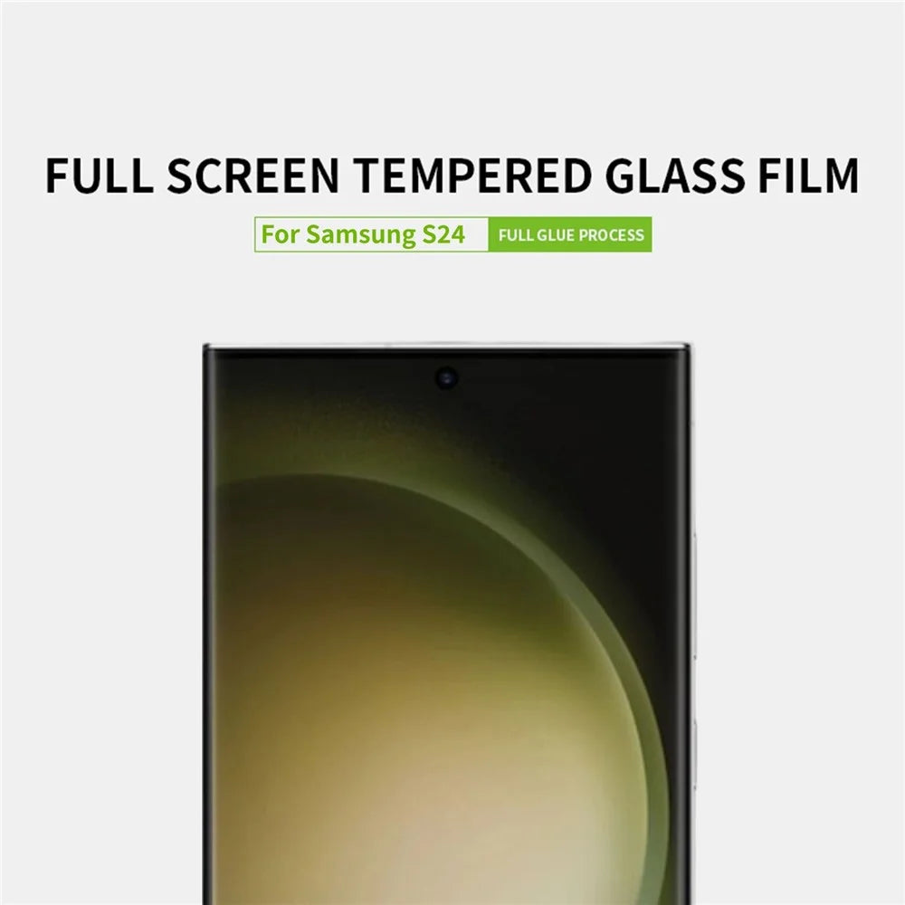 PINWUYO JK Tempered Glass Film Series-2 for Samsung Galaxy S24 Dustproof High Aluminum-silicon Glass Screen Film - 3