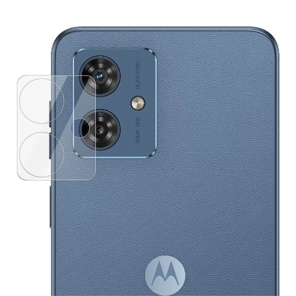 IMAK for Motorola Moto G54 5G Camera Lens Protector Integrated Tempered Glass Lens Film + Acrylic Lens Cap - 4