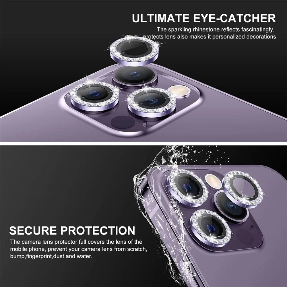 ENKAY HAT PRINCE 1 Set For iPhone 13 Pro / 13 Pro Max Camera Lens Protector AR HD Clear Anti-Drop Lens Film - Baby Blue - 2