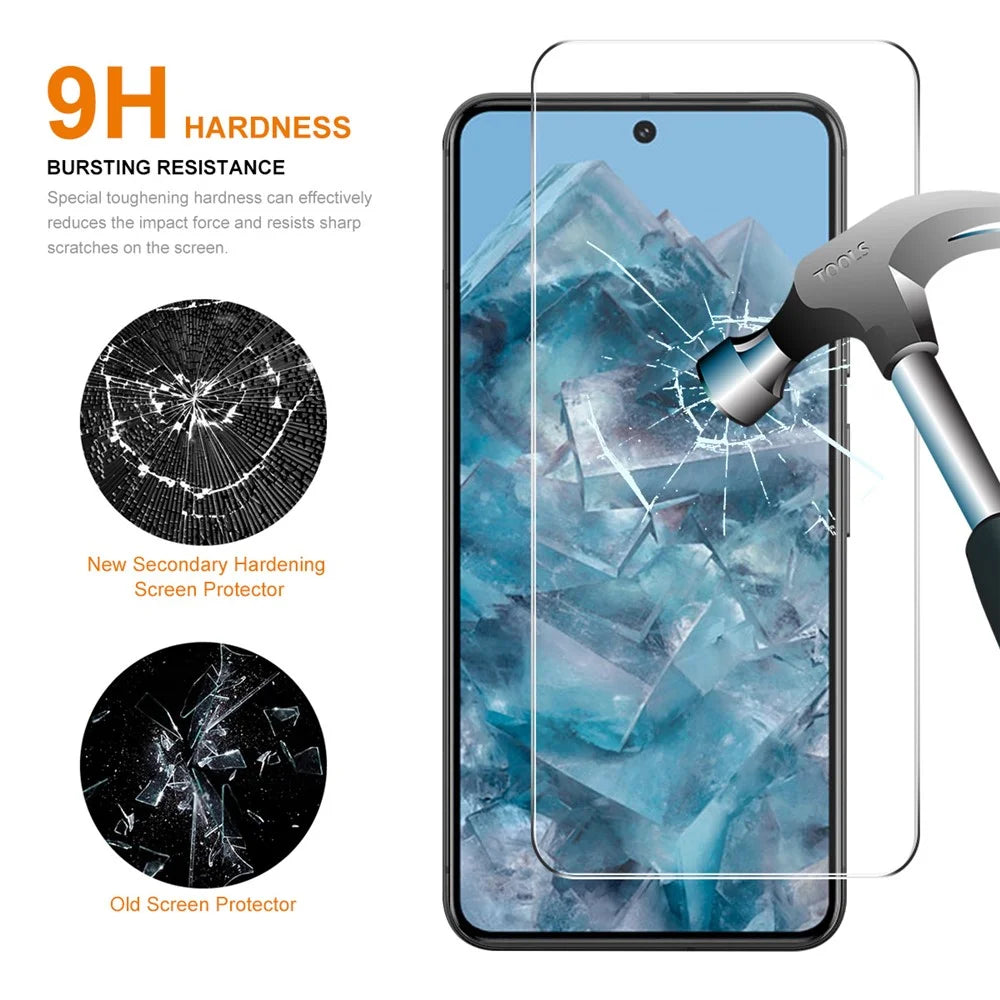 ENKAY HAT PRINCE For Google Pixel 8 Pro Screen Protector High Aluminium-silicon Glass 0.26mm 9H 2.5D Screen Film - 2