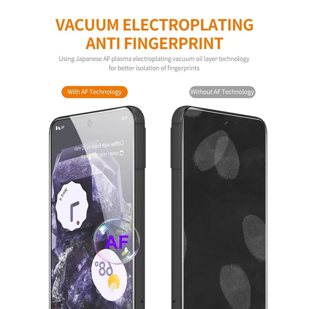 ENKAY HAT PRINCE 2Pcs for Google Pixel 8 High Aluminium-silicon Glass Film 0.26mm 2.5D Ultra Clear Screen Protector - 4
