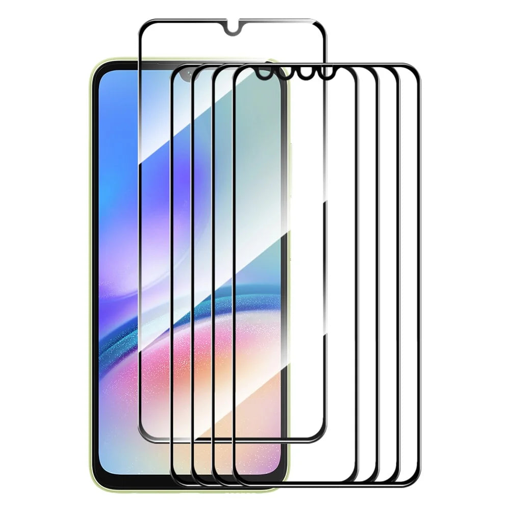 ENKAY HAT PRINCE 5Pcs for Samsung Galaxy A05s 4G Full Screen Protector 2.5D Silk Printing Anti-explosion Film - 1