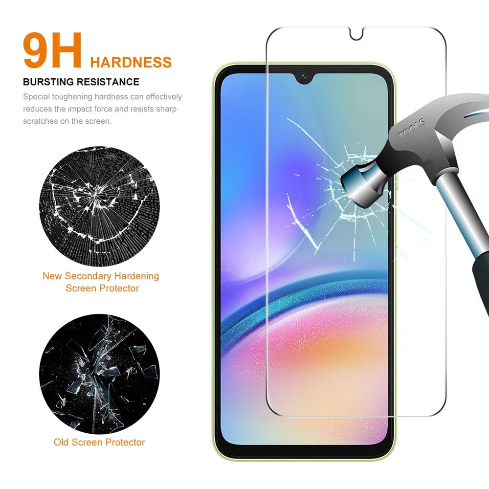 ENKAY HAT PRINCE 10Pcs Clear Screen Film for Samsung Galaxy A05s 4G High Aluminium-silicon Glass 0.26mm 9H 2.5D Screen Protector - 2
