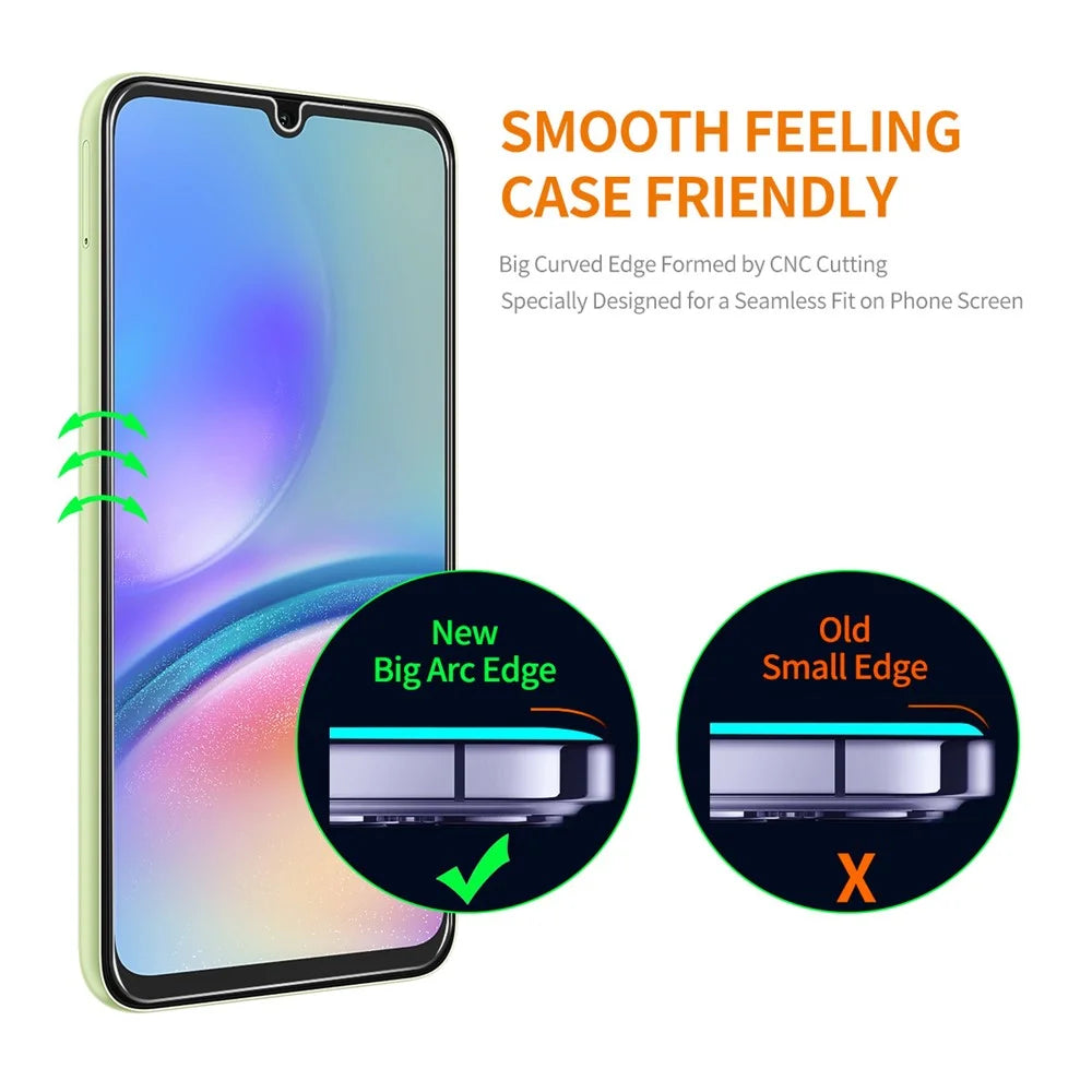 ENKAY HAT PRINCE 10Pcs Clear Screen Film for Samsung Galaxy A05s 4G High Aluminium-silicon Glass 0.26mm 9H 2.5D Screen Protector - 3