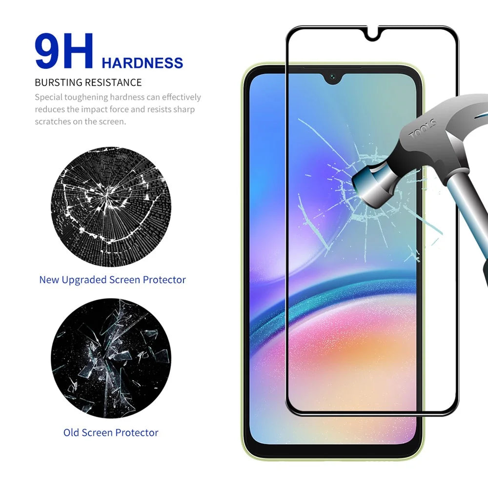 ENKAY HAT PRINCE 2Pcs for Samsung Galaxy A05s 4G Silk Printing High Aluminium-silicon Glass Screen Protector - 3