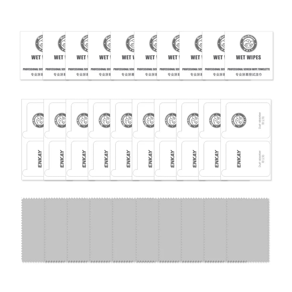 ENKAY HAT PRINCE 10Pcs for Samsung Galaxy A05 4G High Aluminium-silicon Glass Film 0.26mm 9H 2.5D HD Screen Protector - 6