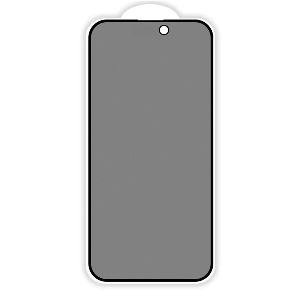 RURIHAI For iPhone 15 Pro Screen Film AG Matte High Aluminum-silicone Glass Anti-spy Screen Protector - 2