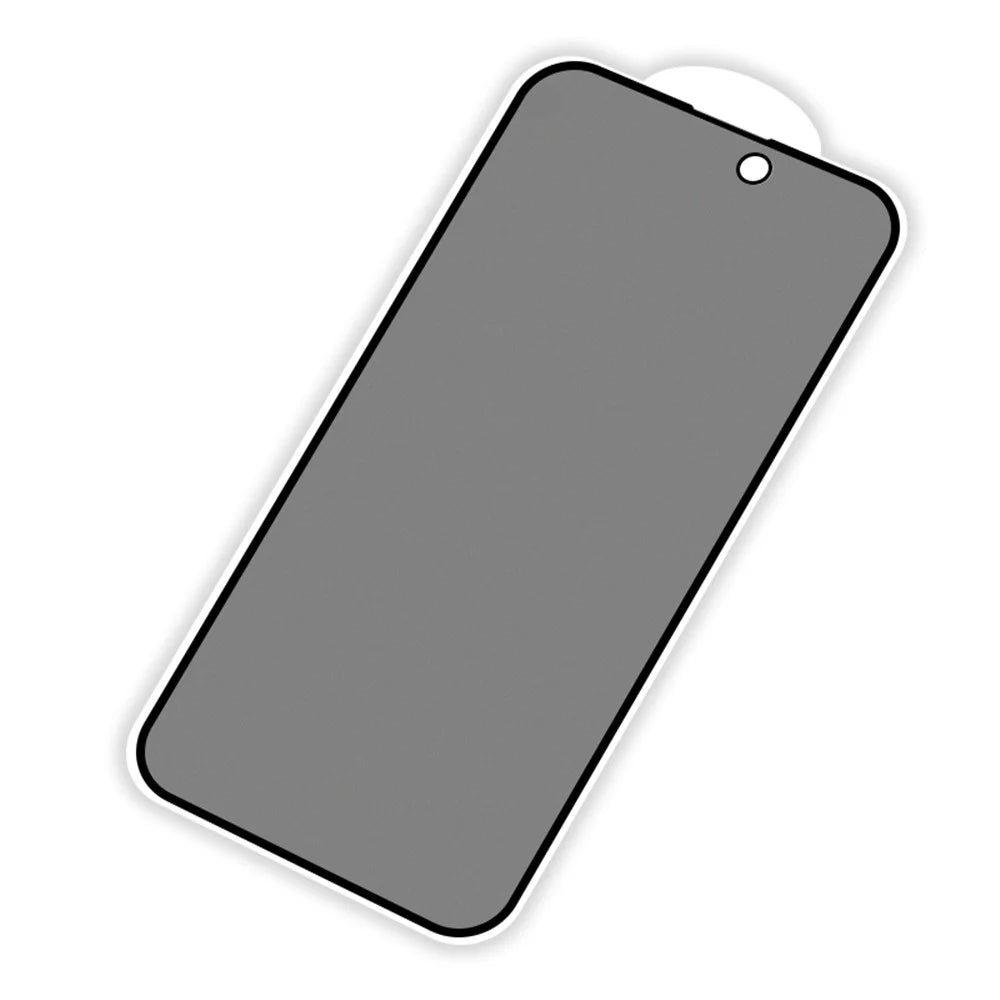 RURIHAI For iPhone 15 Pro Screen Film AG Matte High Aluminum-silicone Glass Anti-spy Screen Protector - 3