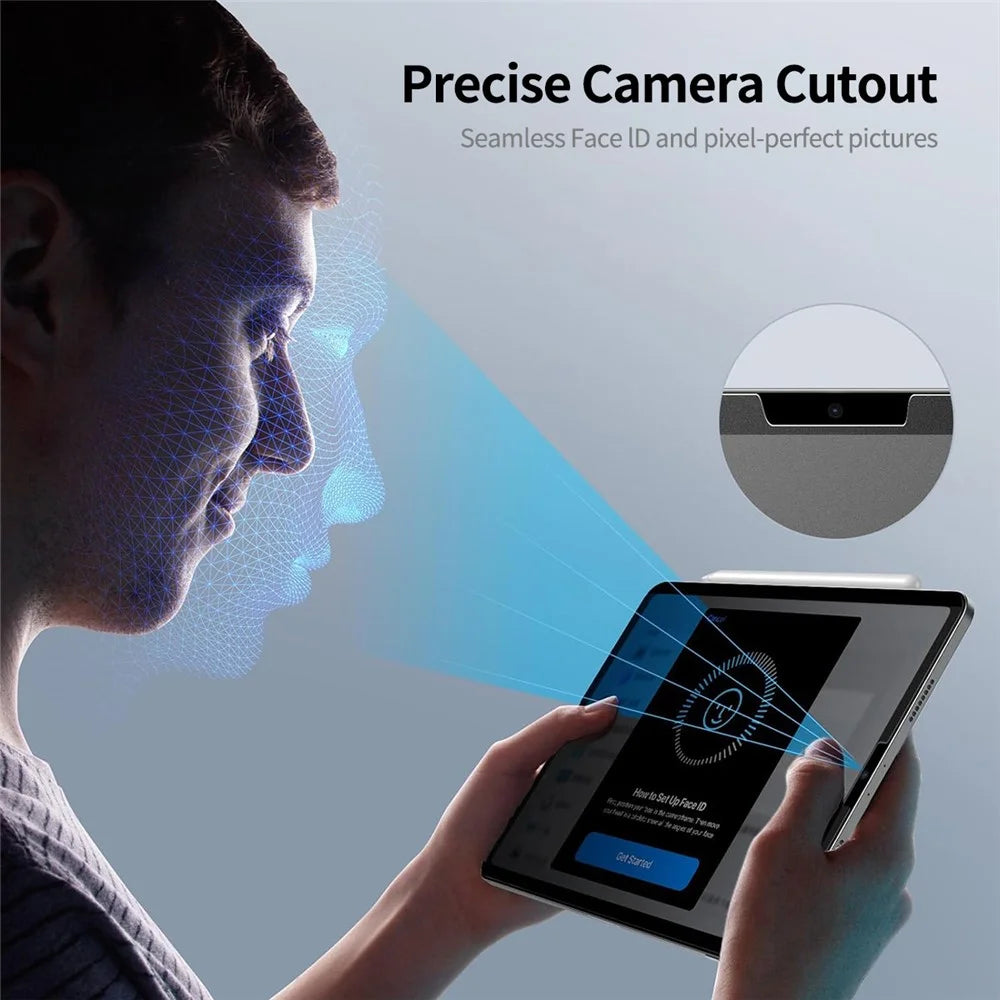 ENKAY HAT PRINCE For iPad 9.7-inch (2017) / (2018) / Pro 9.7 inch (2016) / iPad Air (2013) / Air 2 Anti-Spy Screen Protector 0.33mm Tempered Glass Film - 7