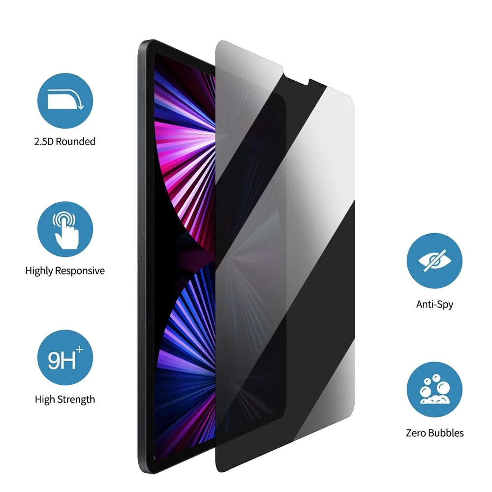 ENKAY HAT PRINCE For iPad mini (2024) / mini (2021) 28 Degree Anti-Peep Screen Protector Tempered Glass 0.33mm Film - 2