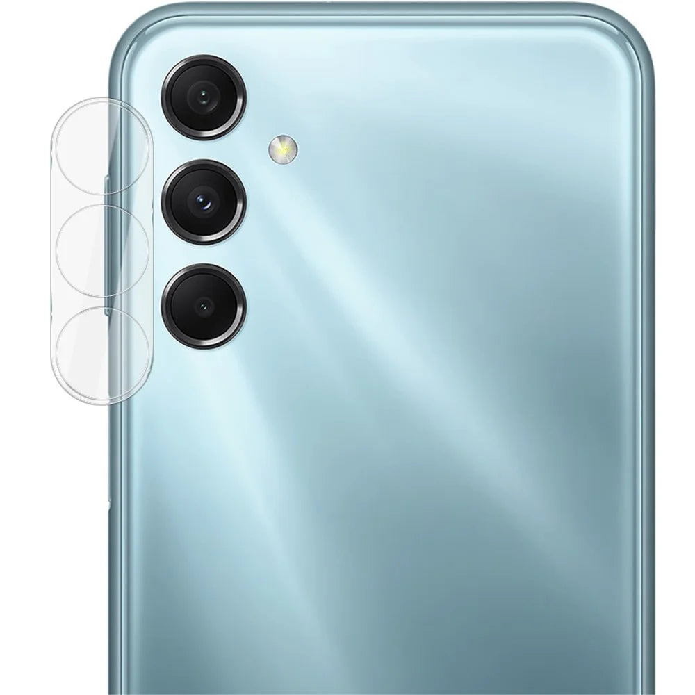 IMAK for Samsung Galaxy M34 5G / F34 5G Integrated Camera Lens Film Tempered Glass Lens Protector + Acrylic Lens Cap - 3