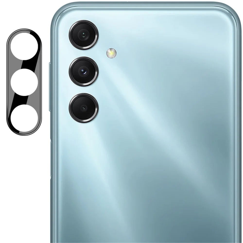 IMAK For Samsung Galaxy M34 5G / F34 5G Camera Lens Protector Integrated Acrylic Lens Cap + Tempered Glass Lens Film (Black Version) - 3
