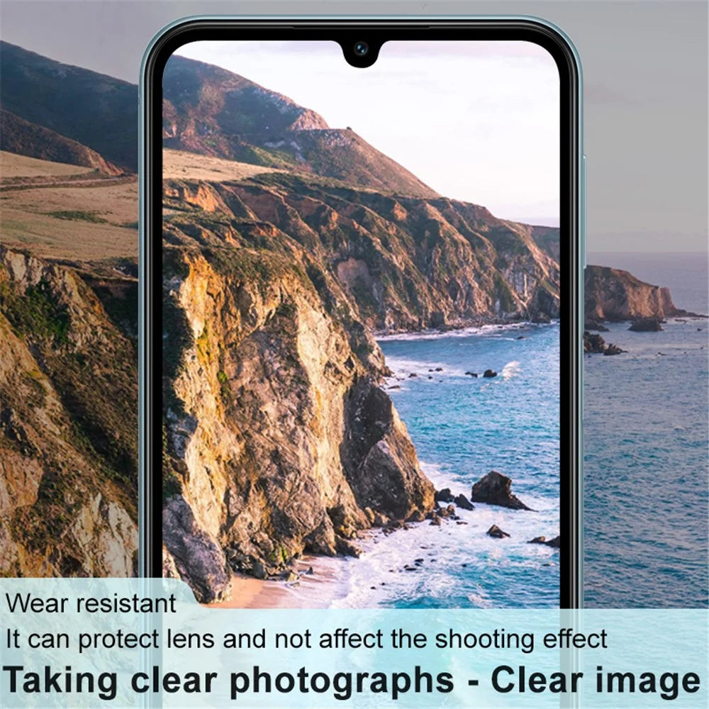 IMAK For Samsung Galaxy M34 5G / F34 5G Camera Lens Protector Integrated Acrylic Lens Cap + Tempered Glass Lens Film (Black Version) - 6