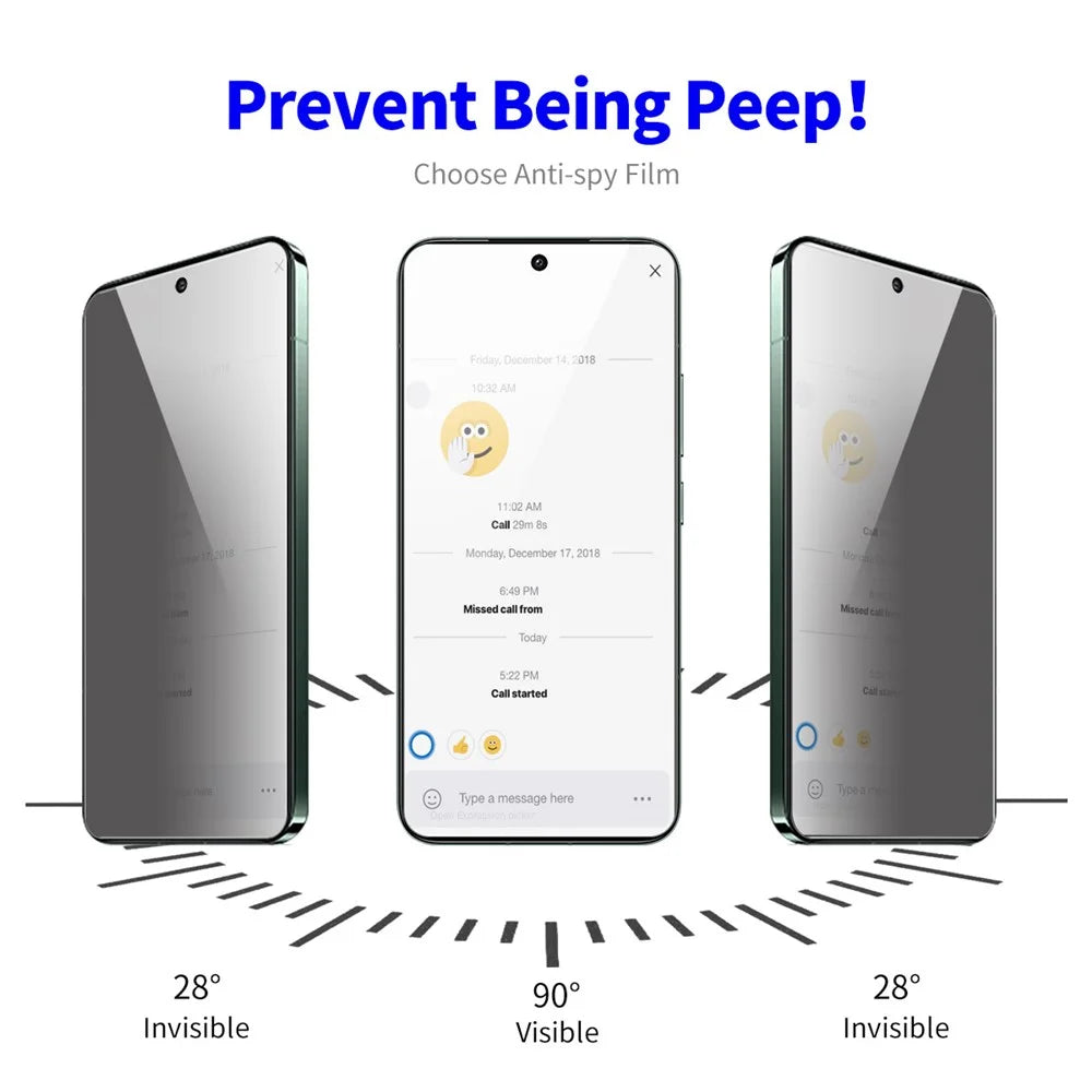 ENKAY HAT PRINCE 5Pcs For Google Pixel 8 Screen Protector Anti-Spy Explosion-Proof Full Cover Film - 3