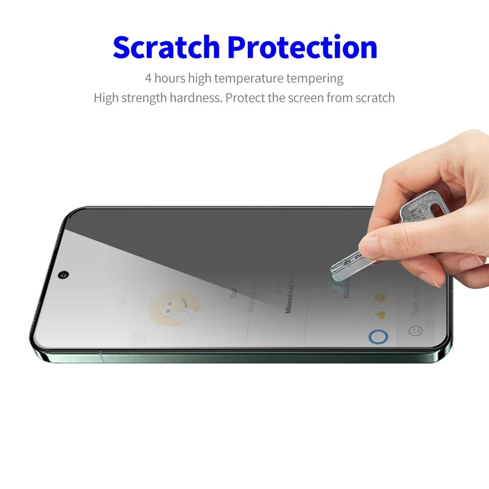 ENKAY HAT PRINCE 5Pcs for Samsung Galaxy S23 FE Screen Protector Anti-spy 28-degree Tempered Glass Film - 5
