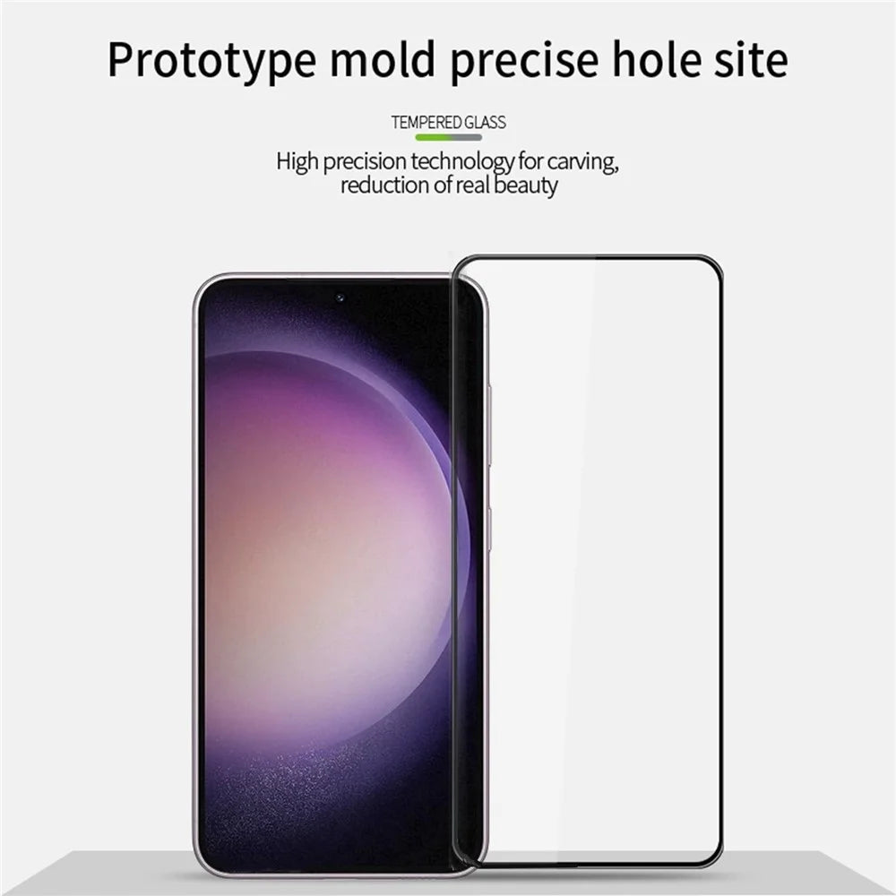 PINWUYO JK 3D Curved Tempered Glass Film-2 for Samsung Galaxy S24 Anti-fingerprint Full Glue Screen Protector - 7