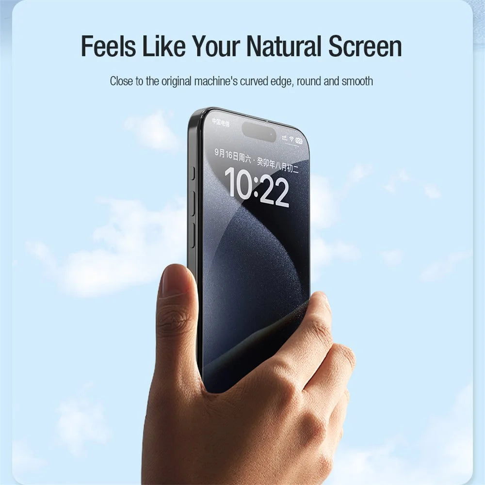 NILLKIN 10Pcs EZ SET Series Screen Protection for iPhone 15 Pro AGC Glass Screen Guard - 6