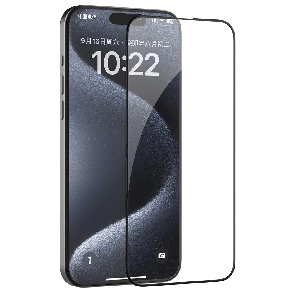 NILLKIN 3Pcs for iPhone 15 Pro EZ SET Series AGC Glass Front Screen Protector - 3