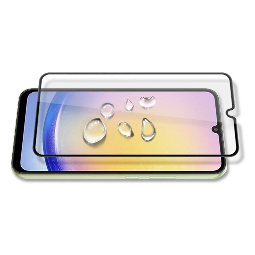 MOCOLO For Samsung Galaxy A25 5G (Global) (161.0 x 76.5 x 8.3mm) Full Screen Protector HD Clear Silk Printing Tempered Glass Film - Black - 6