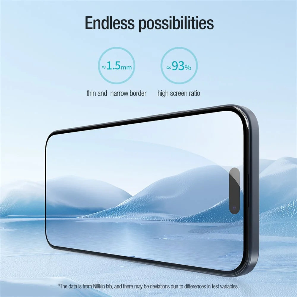 NILLKIN 3Pcs EZ SET Series for iPhone 15 AGC Glass Screen Protector Ultra Clear Film - 7