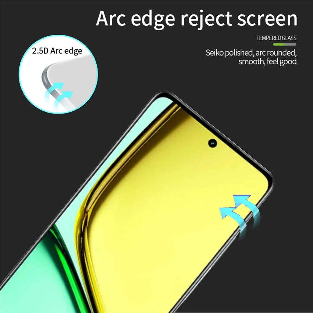 PINWUYO JK Tempered Glass Film Series-2 for Realme C67 5G Full Screen Protector Anti-explosion - 5