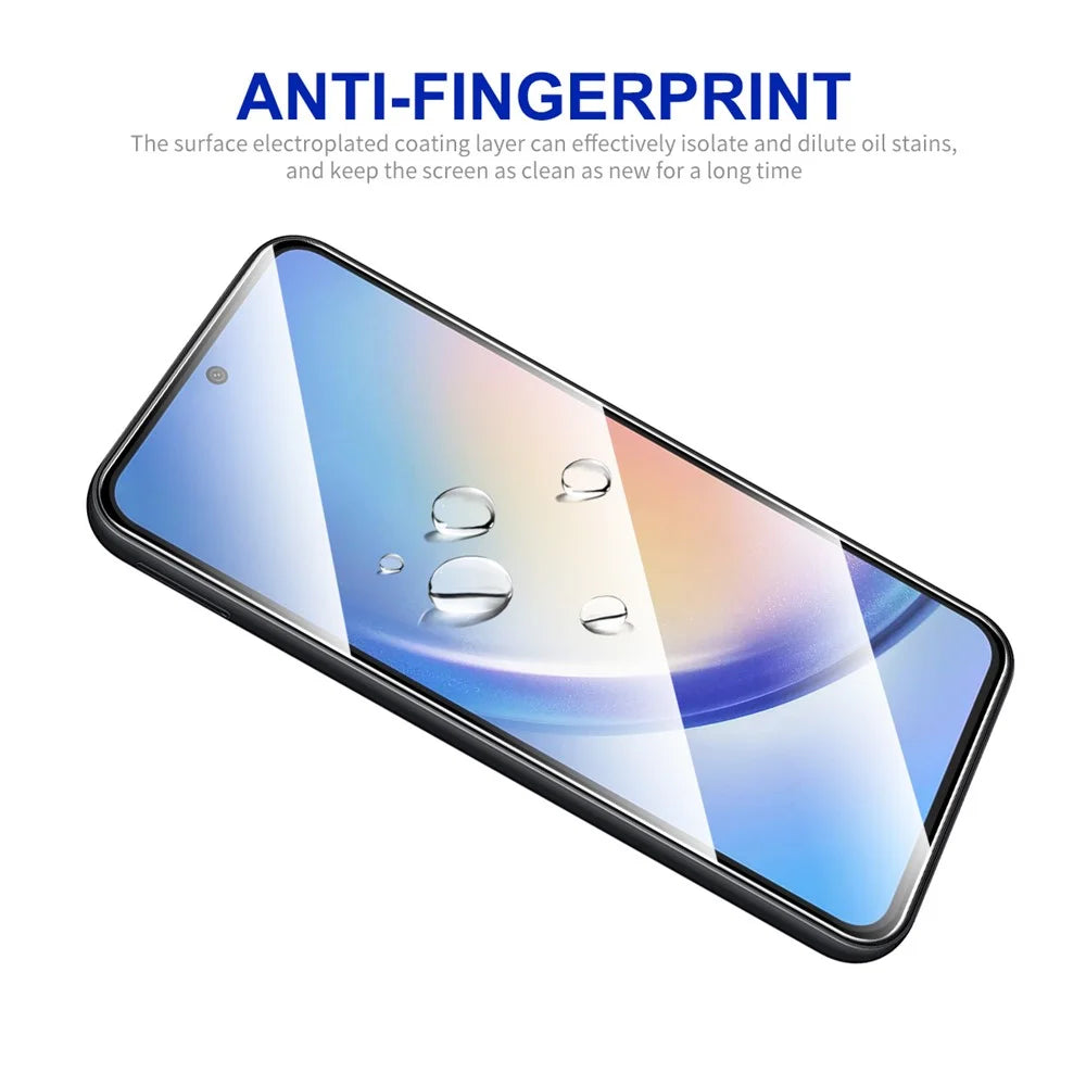 ENKAY HAT PRINCE 2Pcs for Samsung Galaxy A55 5G Screen Protector Silk Printing 2.5D High Aluminium-silicon Glass Film - 5