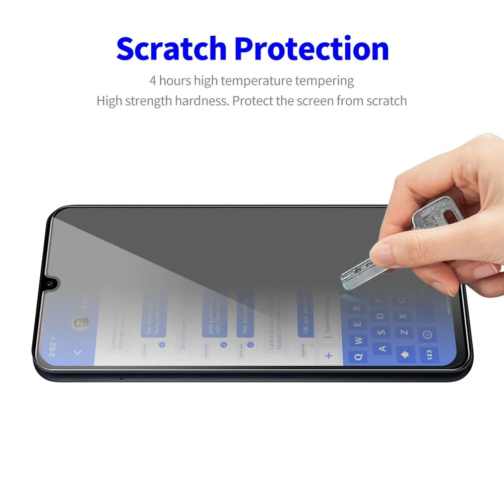 ENKAY HAT PRINCE 2Pcs For Samsung Galaxy A15 4G / 5G Screen Protector 28-degree Privacy Angle Tempered Glass Film - 5
