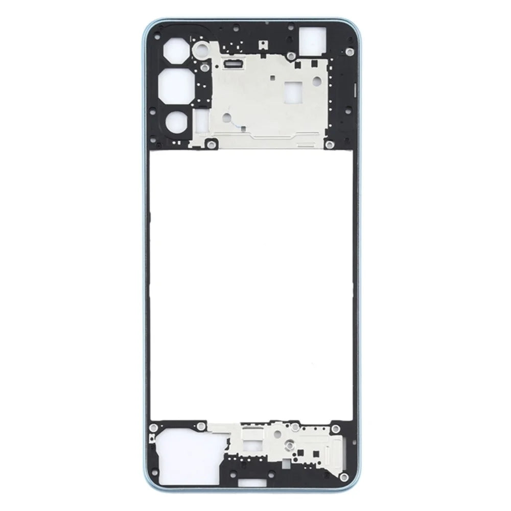 For Oppo Reno4 5G OEM Middle Housing Plate Frame Part (without Logo) - Blue - 2