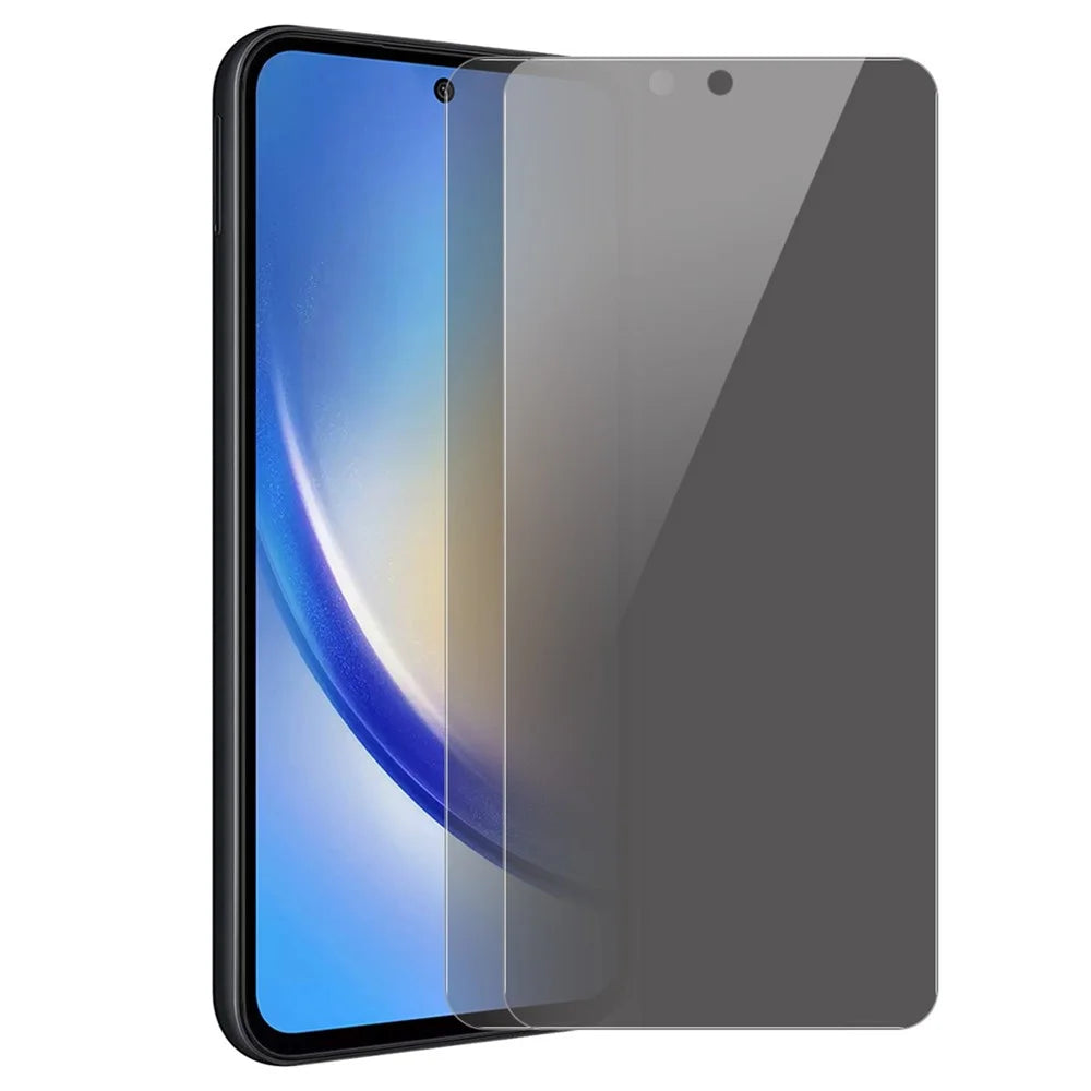 ENKAY HAT PRINCE 2Pcs For Samsung Galaxy A35 5G Anti-Spy Screen Protector High Aluminium-silicon Glass Anti-glare Film - 1
