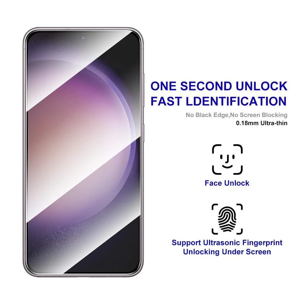 ENKAY HAT PRINCE 5Pcs for Samsung Galaxy S25 / S24 0.18mm Full Glue HD Screen Protector (Fingerprint Unlock) - 4