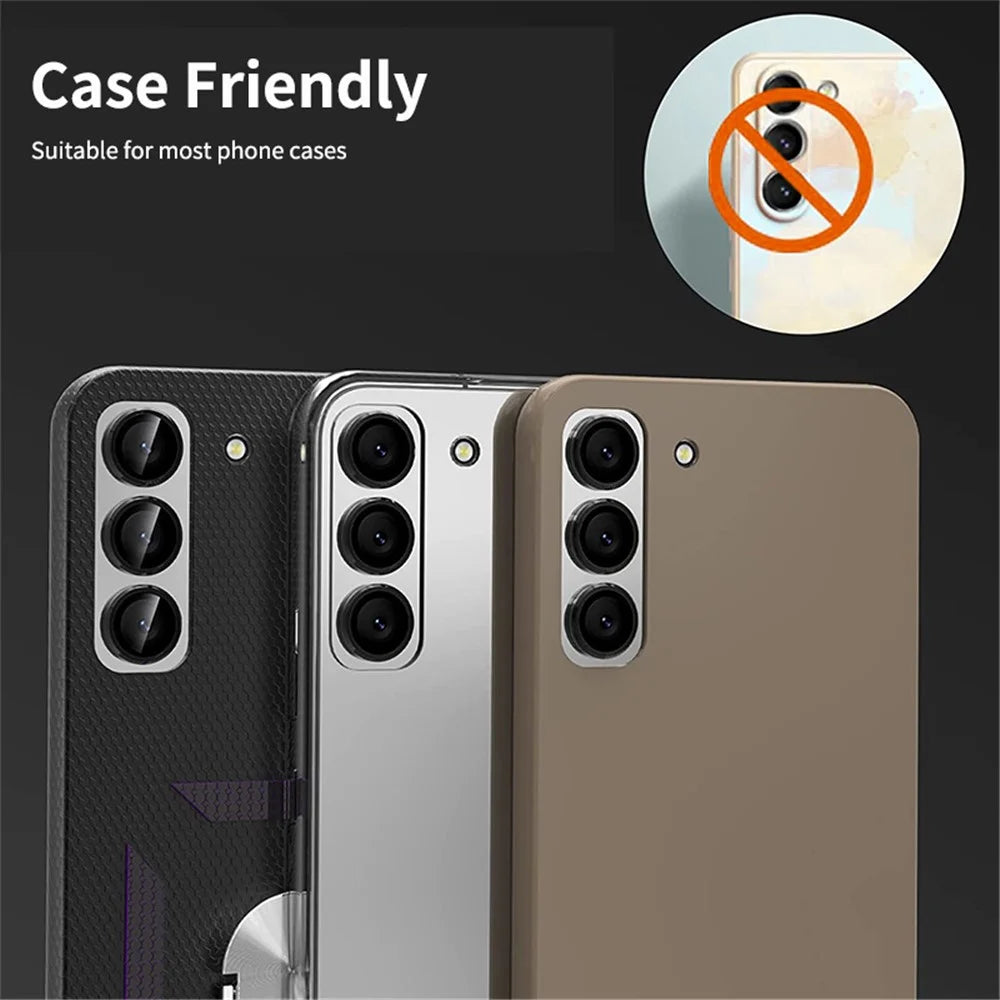 ENKAY HAT PRINCE For Samsung Galaxy S24 Individual Camera Lens Protector Ultra HD Lens Film - Black - 5