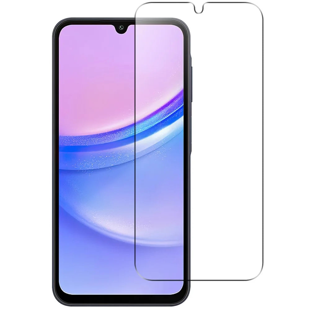 For Samsung Galaxy A15 4G Screen Protector 2.5D Arc Edge HD Clear Tempered Glass Film - 1