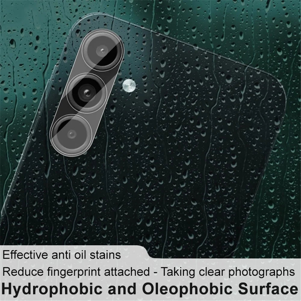 IMAK For Samsung Galaxy A55 5G Camera Lens Protector Tempered Glass+Acrylic Lens Cap Anti-Scratch - 4