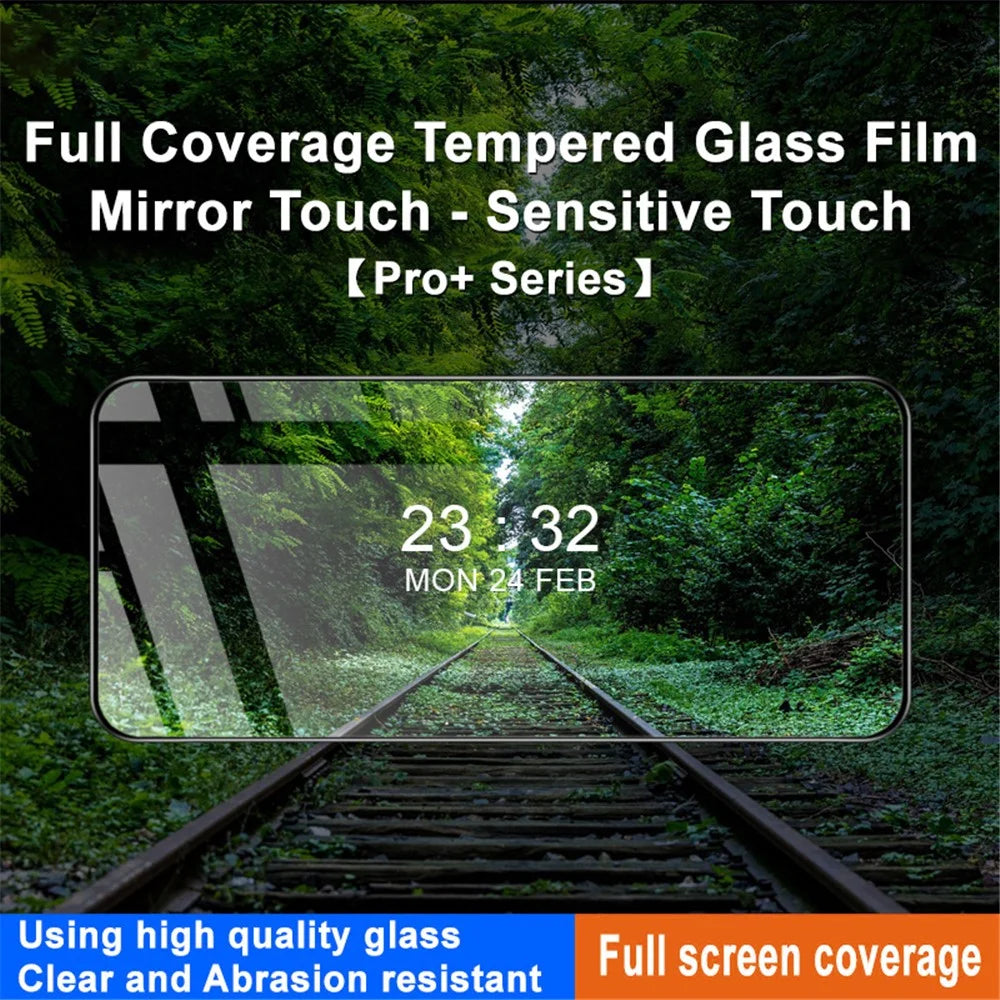 IMAK Pro+ Series Tempered Glass Film For Honor 90 GT 5G Sensitive Touch Full Screen Protector - 3