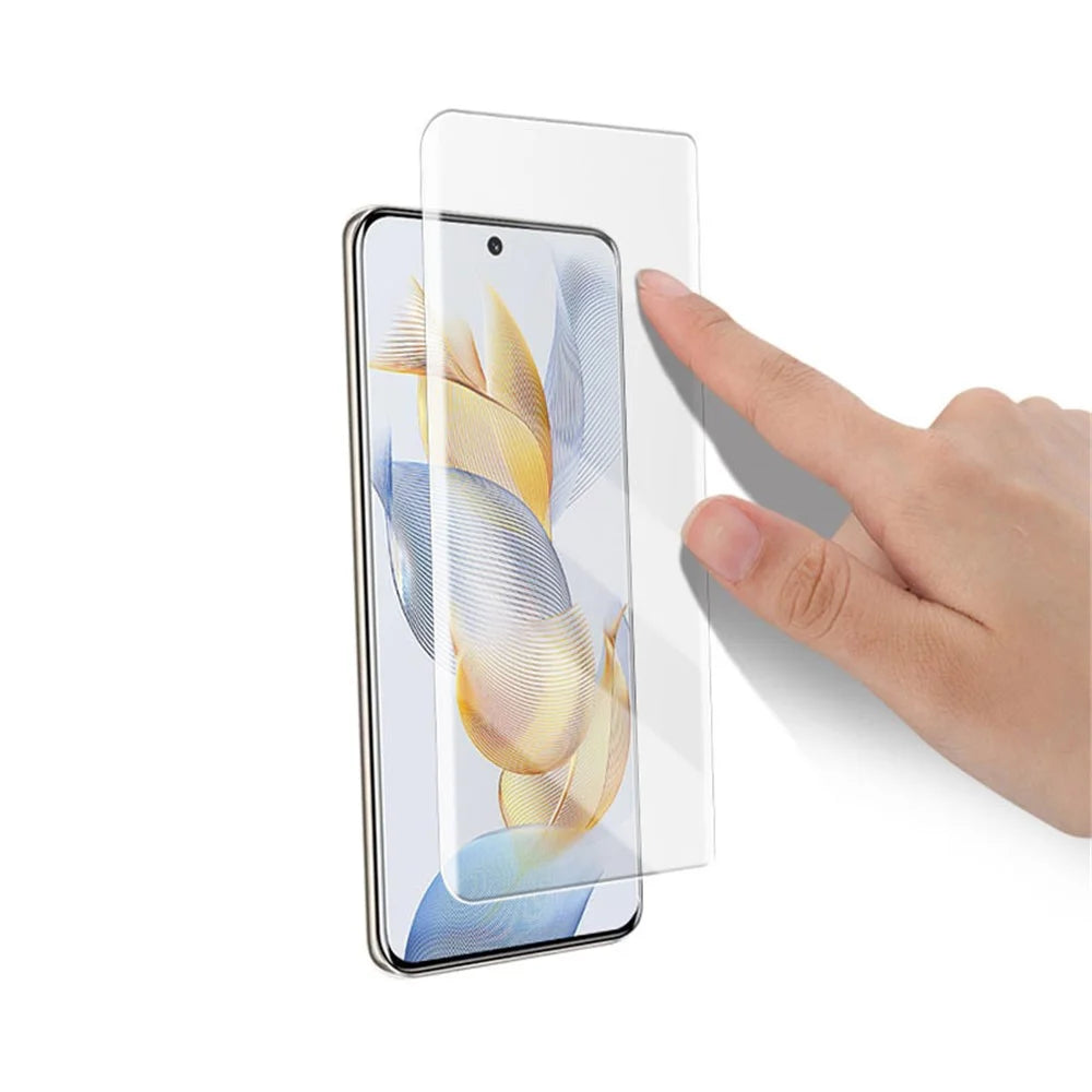 MOCOLO For Honor 90 Tempered Glass Film UV Liquid 3D Curved Screen Protector - 2