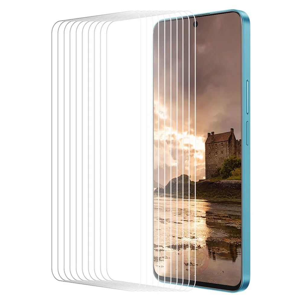 ENKAY HAT PRINCE 10Pcs For Oppo A2 Tempered Glass Anti-explosion Clear High Aluminum-silicon Glass Film - 1