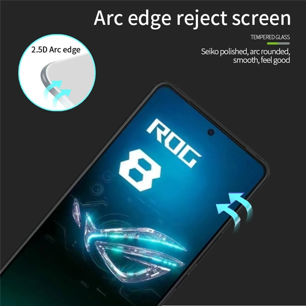PINWUYO JK Tempered Glass Film Series-2 for Asus ROG Phone 8 5G / Phone 8 Pro 5G Screen Protector Anti-Shatter - 6