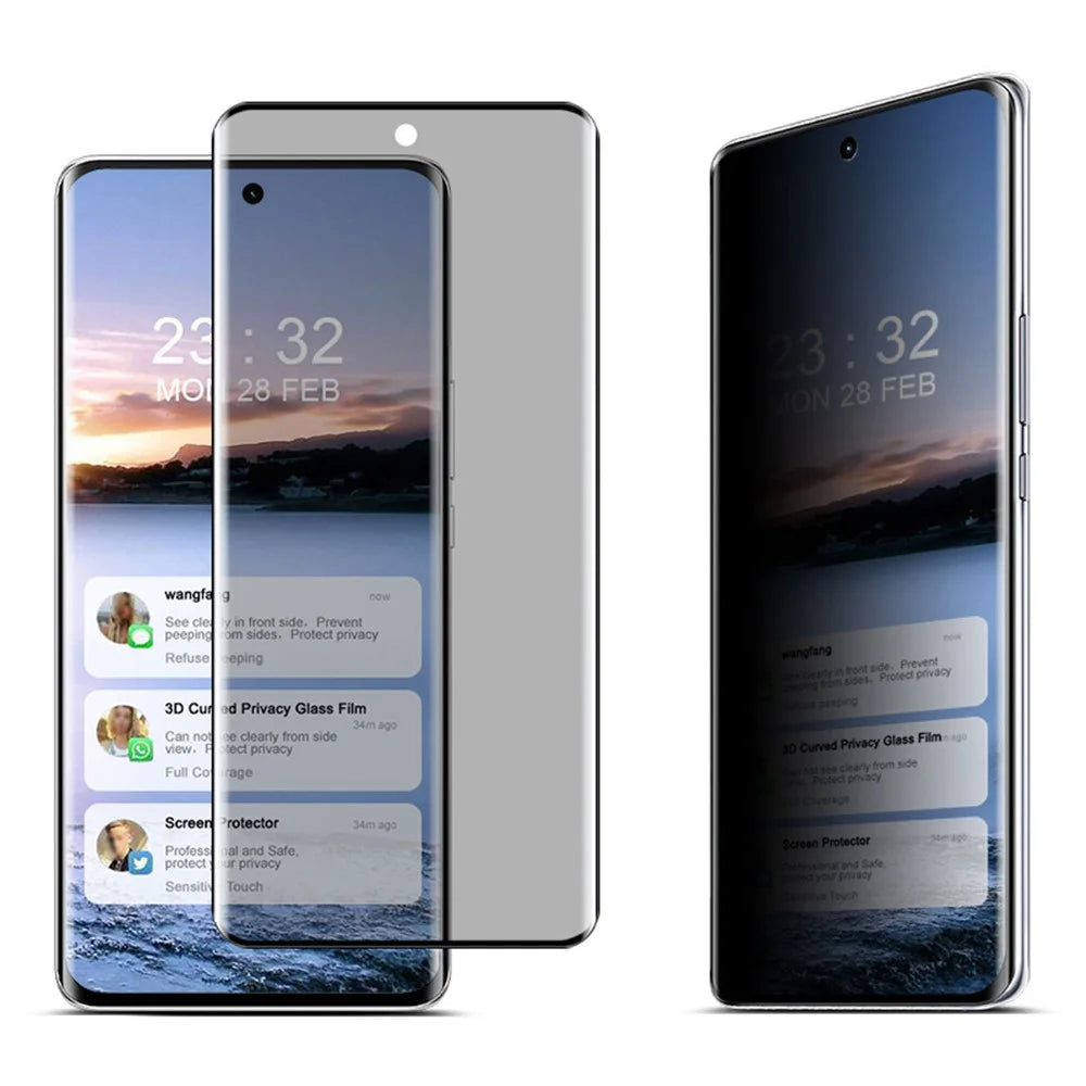 IMAK For Honor X50 GT 5G Screen Protectors Anti-peep 3D Curved Screen Film - 1